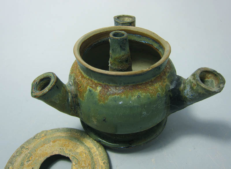 Qing Jun type glaze oil lamp  